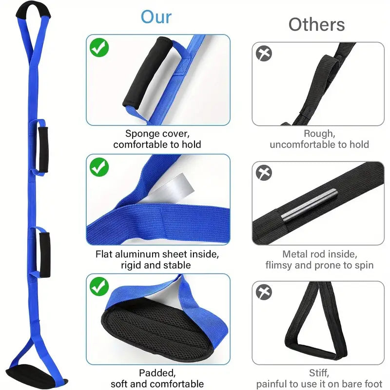Correia de Assistência à Mobilidade LegLift para Idosos e Cuidadores Elevação de Pernas Sem Esforço | Lersk