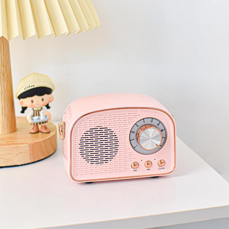 Retro kulatý rádio Bluetooth reproduktor Retro kulatý rádio Bluetooth reproduktor Retro kulatý rádio Bluetooth reproduktor | Lersk