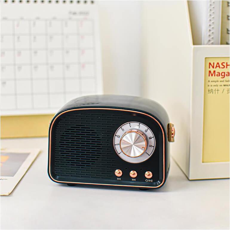 Retro kulatý rádio Bluetooth reproduktor Retro kulatý rádio Bluetooth reproduktor Retro kulatý rádio Bluetooth reproduktor | Lersk
