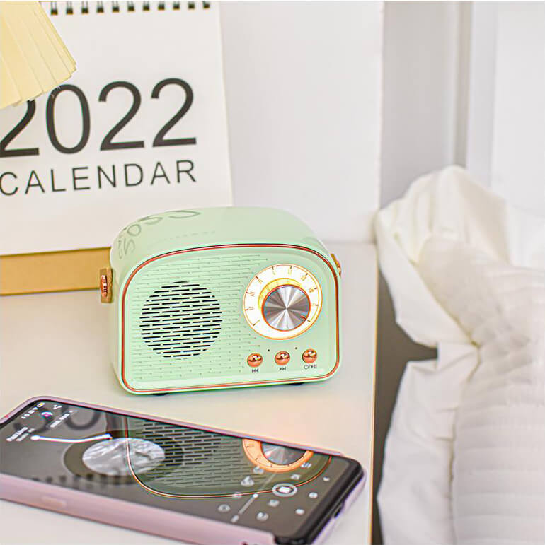 Retro kulatý rádio Bluetooth reproduktor Retro kulatý rádio Bluetooth reproduktor Retro kulatý rádio Bluetooth reproduktor | Lersk