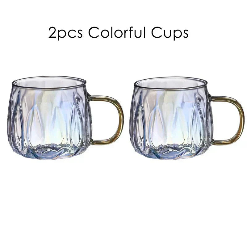 Set Caraffa in Vetro Vintage Nova con Coperchio e Bicchieri in Acciaio Inox | Lersk