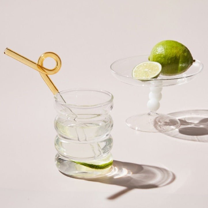 NovaRipple Glass Tumbler 250ml Heat Resistant for Drinks | Lersk