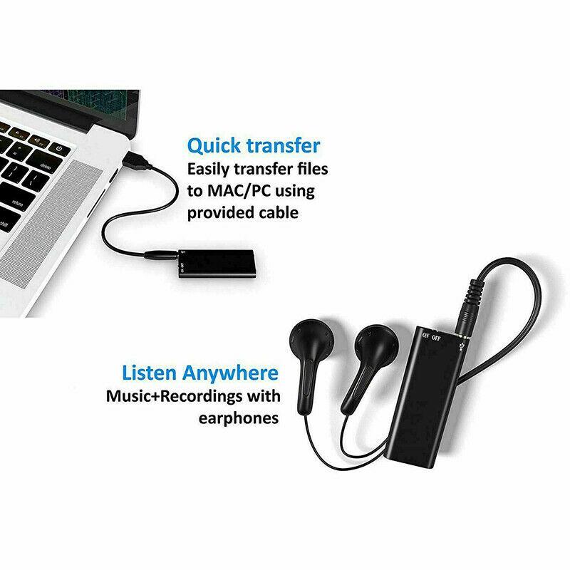 Lumen Mini Voice Recorder Compact 8GB Hidden Audio Device | Lersk