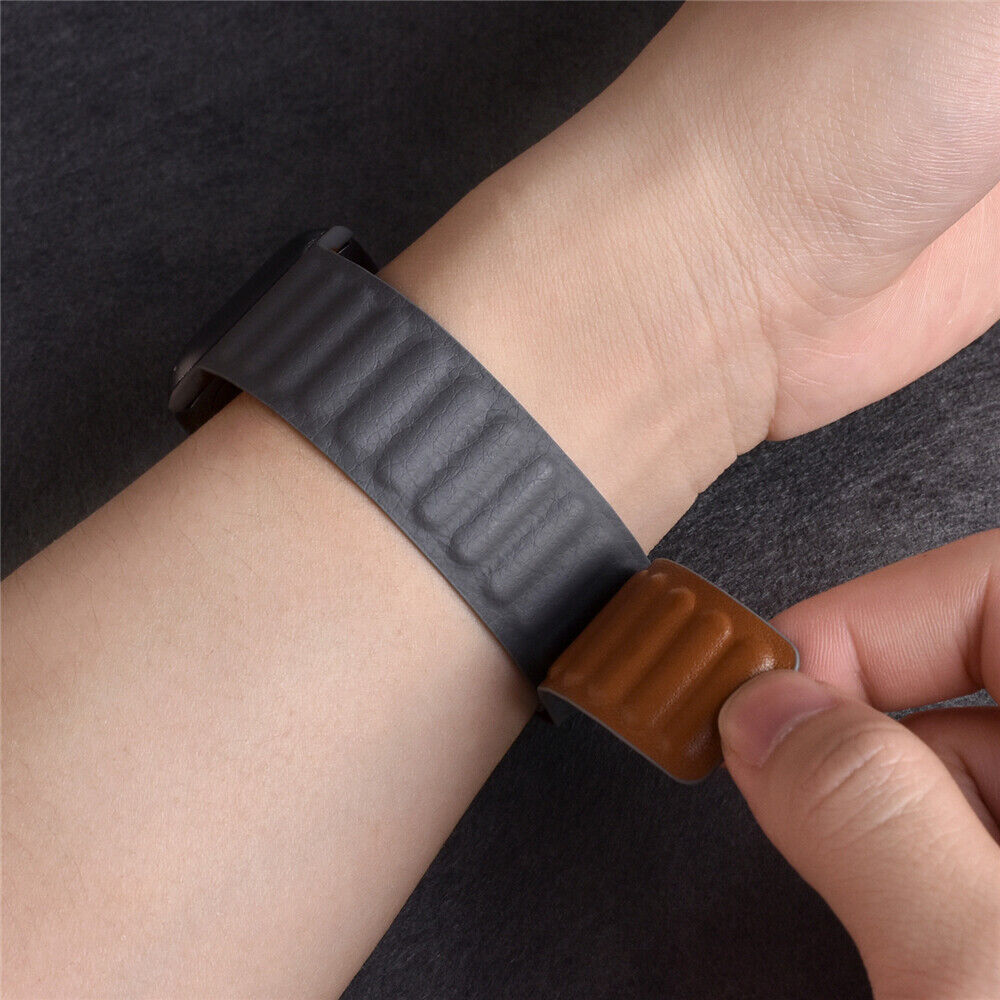 Kerrin Magnetic Leather Link Band | Lersk
