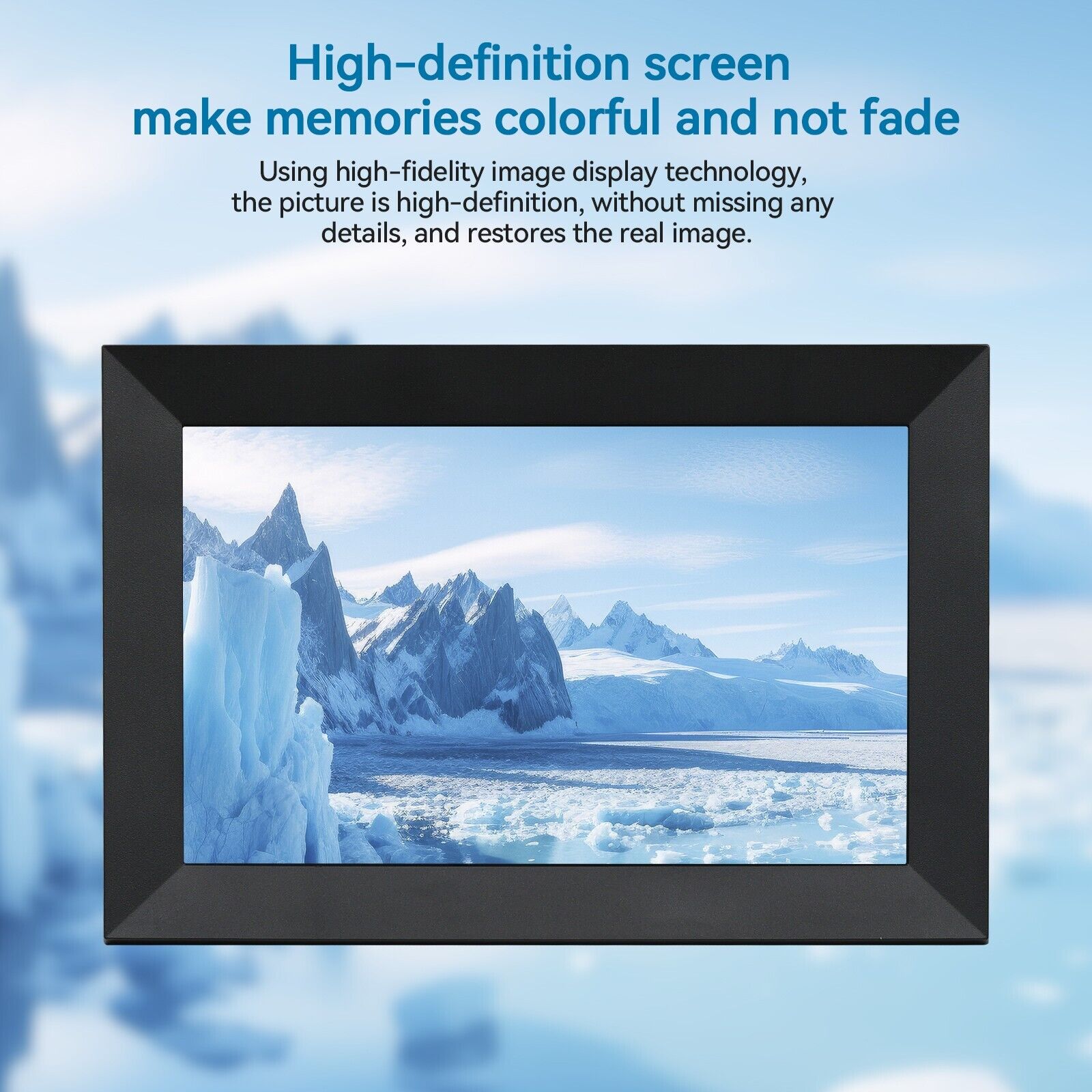 10.1-Inch WiFi Photo Frame 1080P Touch Screen For Families | Lersk