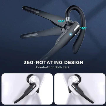 Trucker Dual Mic Wireless Bluetooth 5.1 Noise Cancelling Headset And Earpiece For Truckers | Lersk