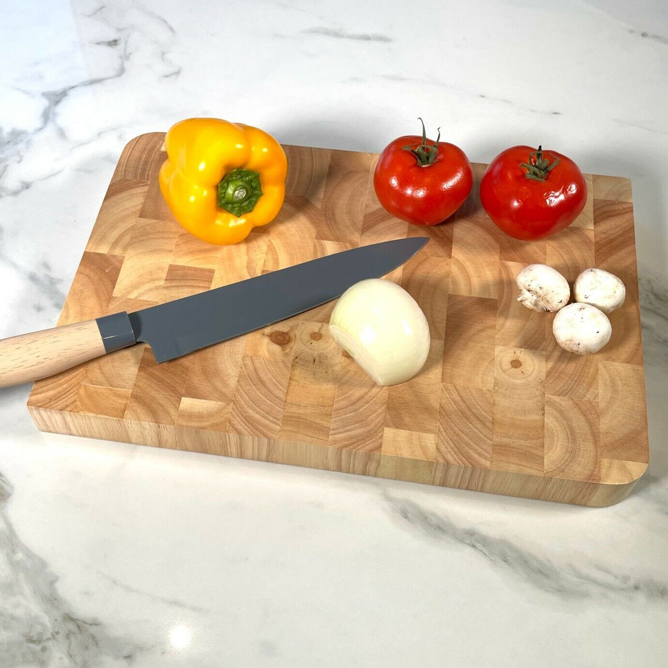 Tabla de cortar de madera maciza superficie premium duradera para cocineros caseros | Lersk
