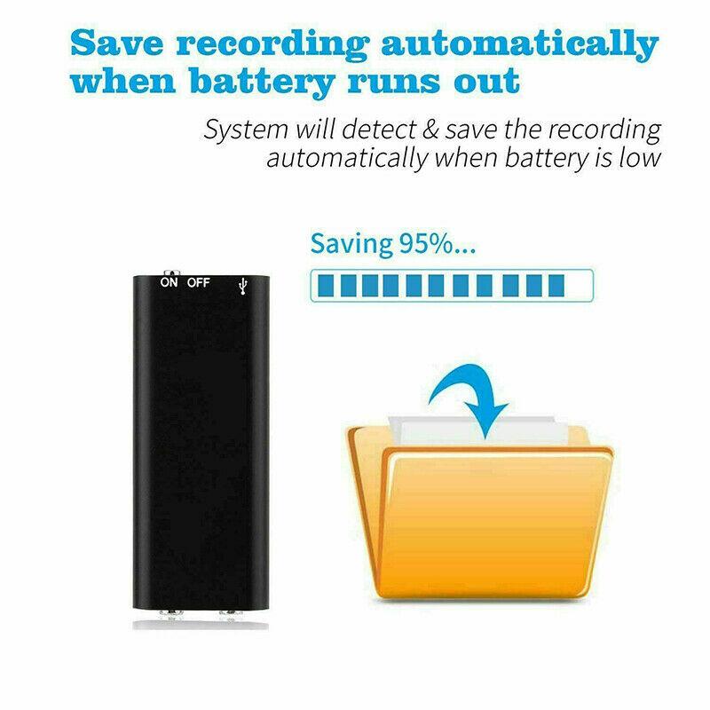 Lumen Mini Voice Recorder Compact 8GB Hidden Audio Device | Lersk