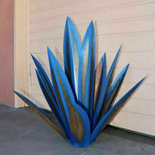 Ewige Agave Handgefertigte Rostfreie Metall-Gartenskulptur für Innen- und Außendekor | Lersk