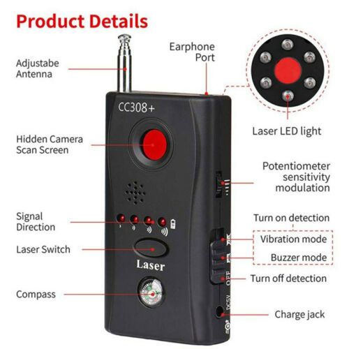 SilverGuard Pro Hidden Camera & Microphone Detector | Lersk