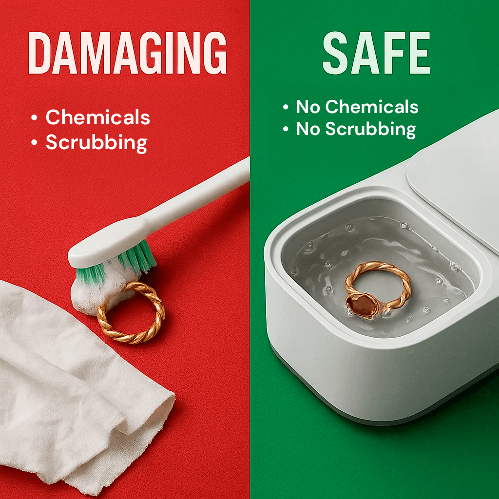 Lumi Sonic Cleaner | Jewelry, Glasses, Watches & Dentures | Lersk