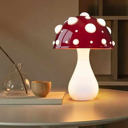 Mushroom Night Light With Warm Eye-Friendly Glow For Peaceful Evenings | Lersk