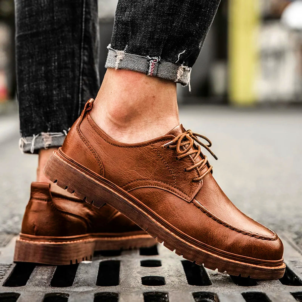 Herre Heritage Læder Brogues | Lersk