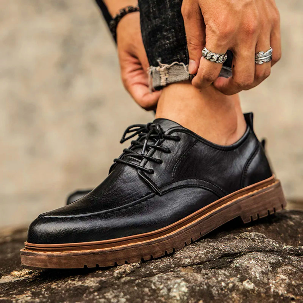 Herre Heritage Læder Brogues | Lersk