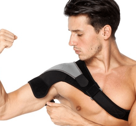 Alera | Regulowany neoprenowy stabilizator barku z kompresją | Lersk
