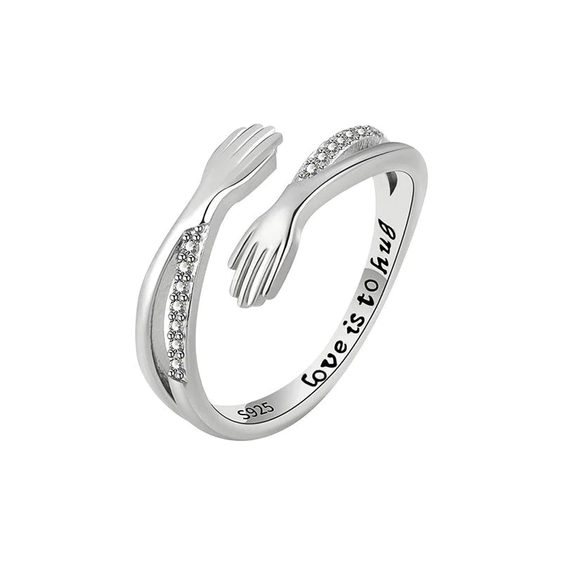 Hug Ring – Bestes Geschenk für geliebte Menschen, ein einfaches und dennoch elegantes Accessoire, das Bindung und Dankbarkeit feiert | Lersk