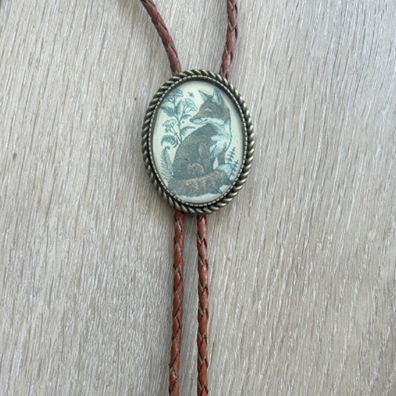 Banjo Frog Bolo kravata unisex design s žábou hrající na banjo, šperk pro muže i ženy | Lersk