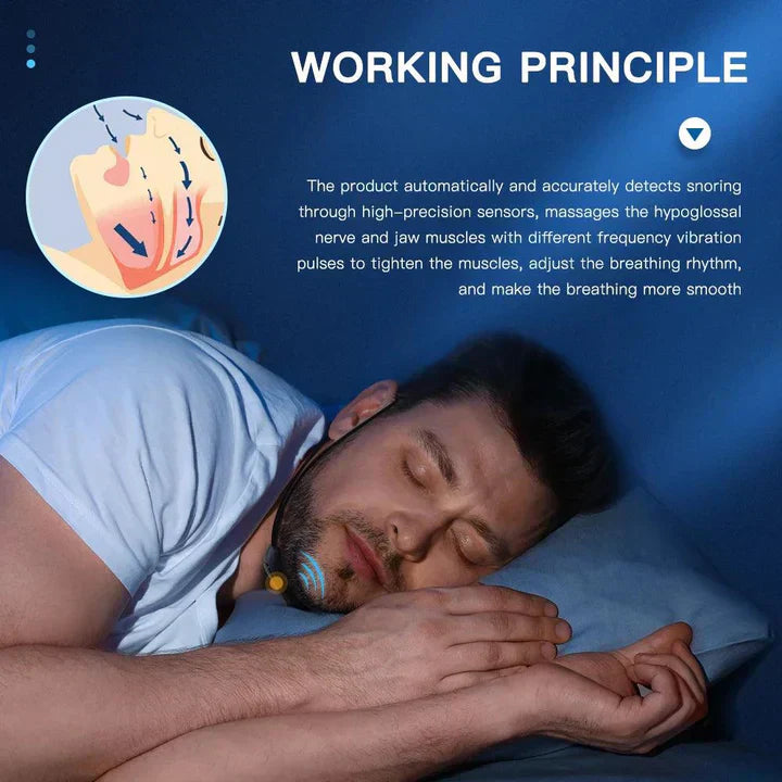 LumaWhisper Portable Anti Snore Sleep Aid USB Quiet | Lersk