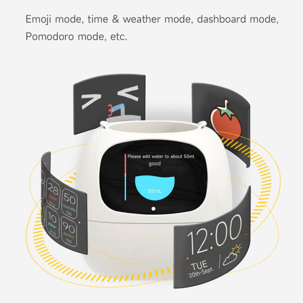 LeafNova Smart Plante med 70 animationer og Alexa-forbindelse | Lersk