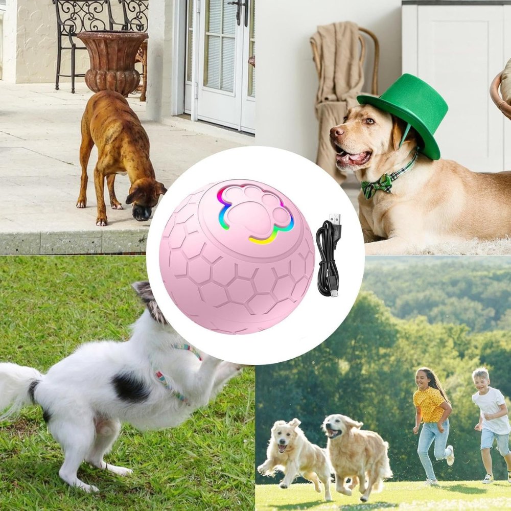SmartBounce Dog Ball Toy With Intelligent Bouncing Action Waterproof Durable Safe And Bite Resistant | Lersk