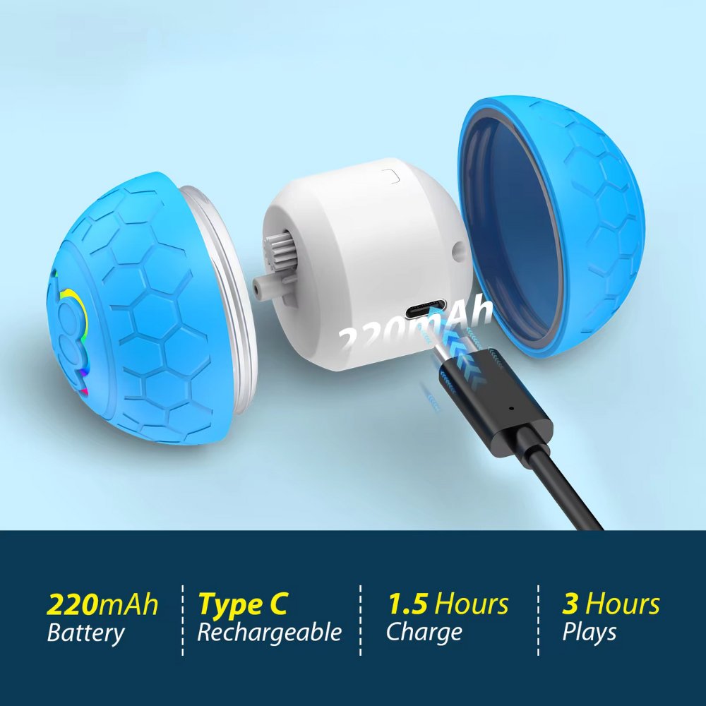 SmartBounce Dog Ball Toy With Intelligent Bouncing Action Waterproof Durable Safe And Bite Resistant | Lersk