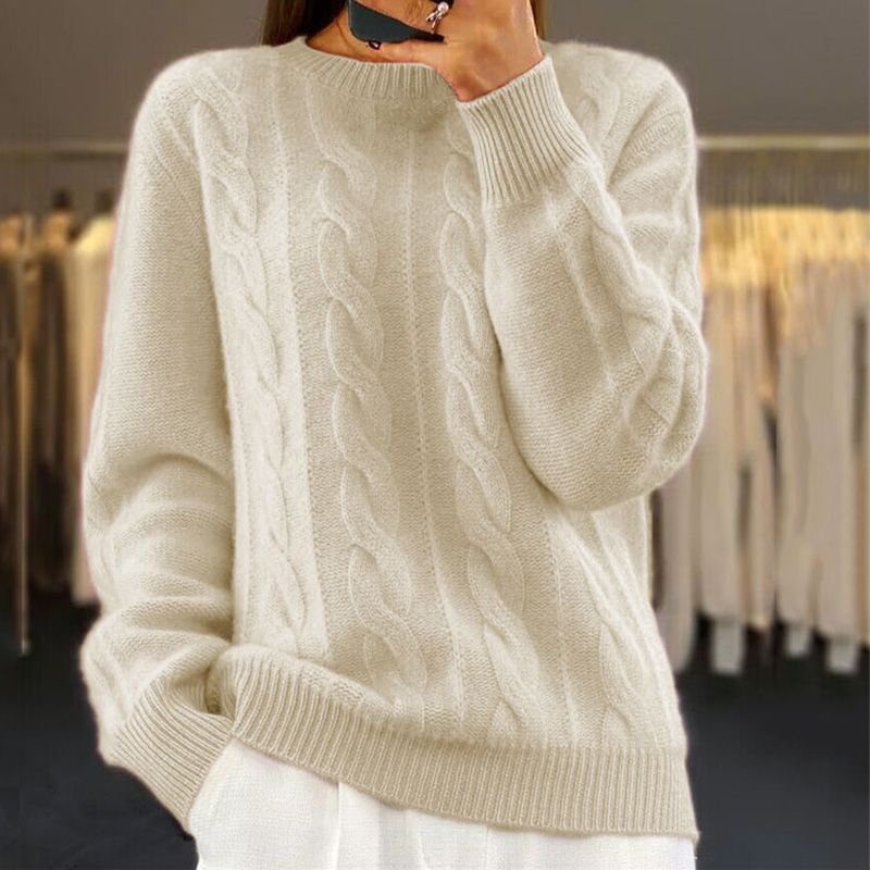 Camisola de Malha Debbie Wool para Mulher Conforto Luxuoso e Calor Aconchegante | Lersk