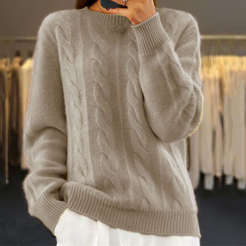 Camisola de Malha Debbie Wool para Mulher Conforto Luxuoso e Calor Aconchegante | Lersk