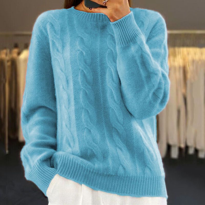 Camisola de Malha Debbie Wool para Mulher Conforto Luxuoso e Calor Aconchegante | Lersk