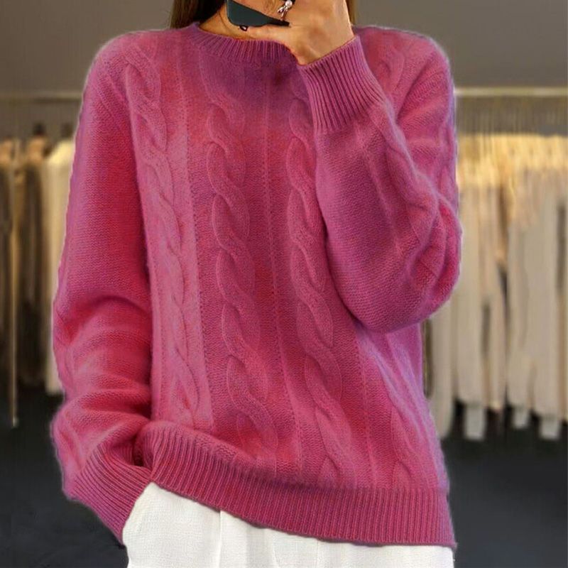 Camisola de Malha Debbie Wool para Mulher Conforto Luxuoso e Calor Aconchegante | Lersk