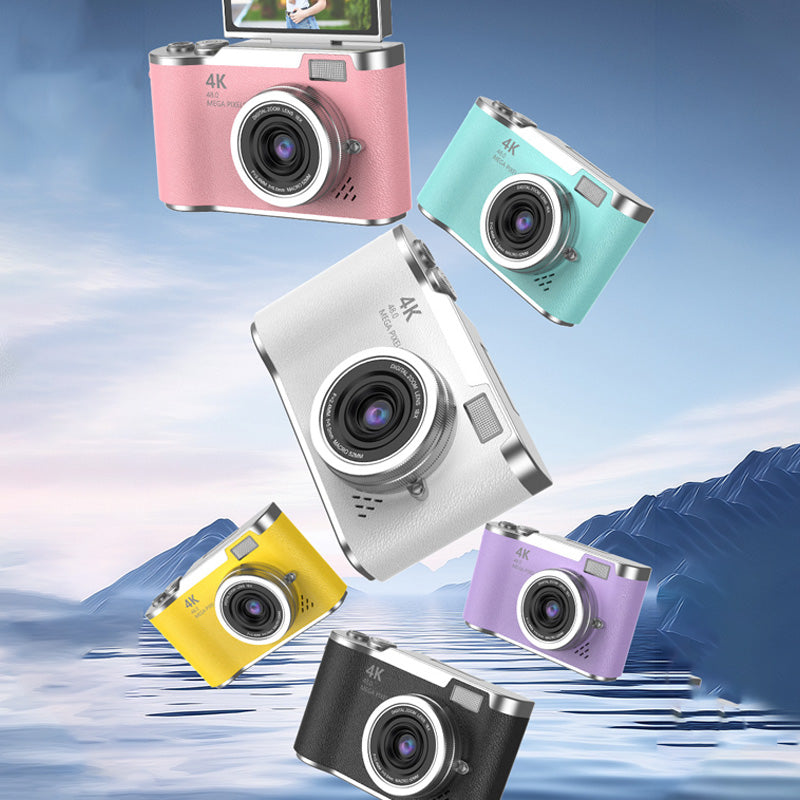 4K HD Flip-Screen Digital Camera For Capturing Sharp Photos And Smooth High-Definition Video | Lersk