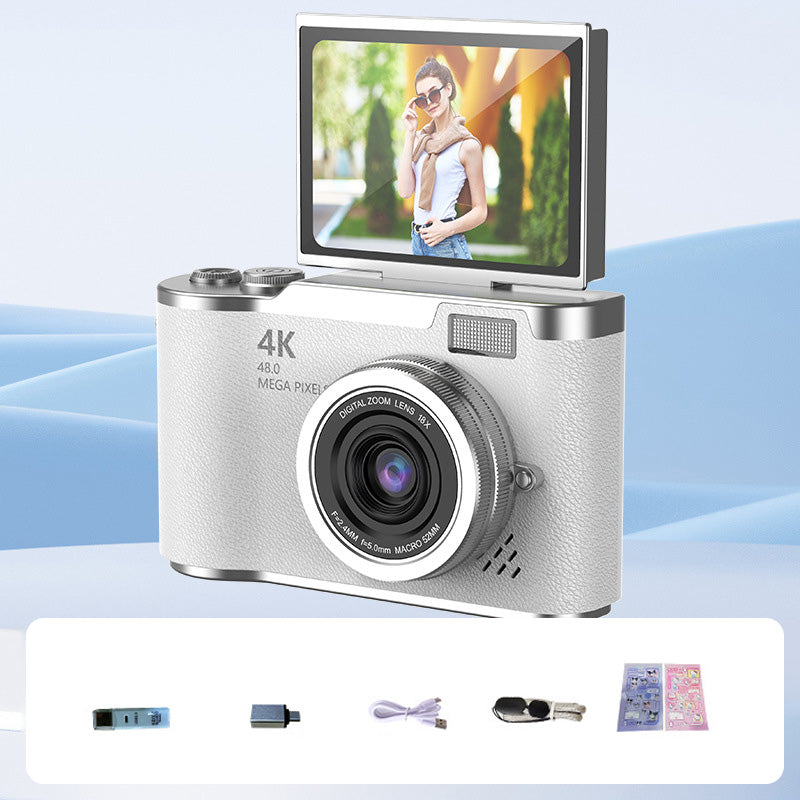 4K HD Flip-Screen Digital Camera For Capturing Sharp Photos And Smooth High-Definition Video | Lersk