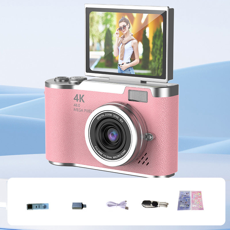 4K HD Flip-Screen Digital Camera For Capturing Sharp Photos And Smooth High-Definition Video | Lersk