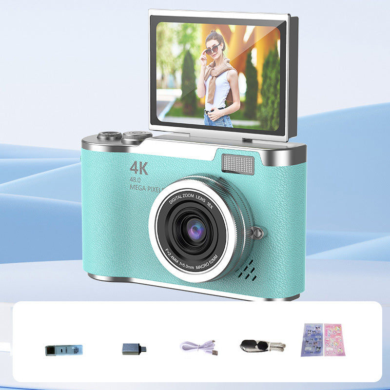 4K HD Flip-Screen Digital Camera For Capturing Sharp Photos And Smooth High-Definition Video | Lersk