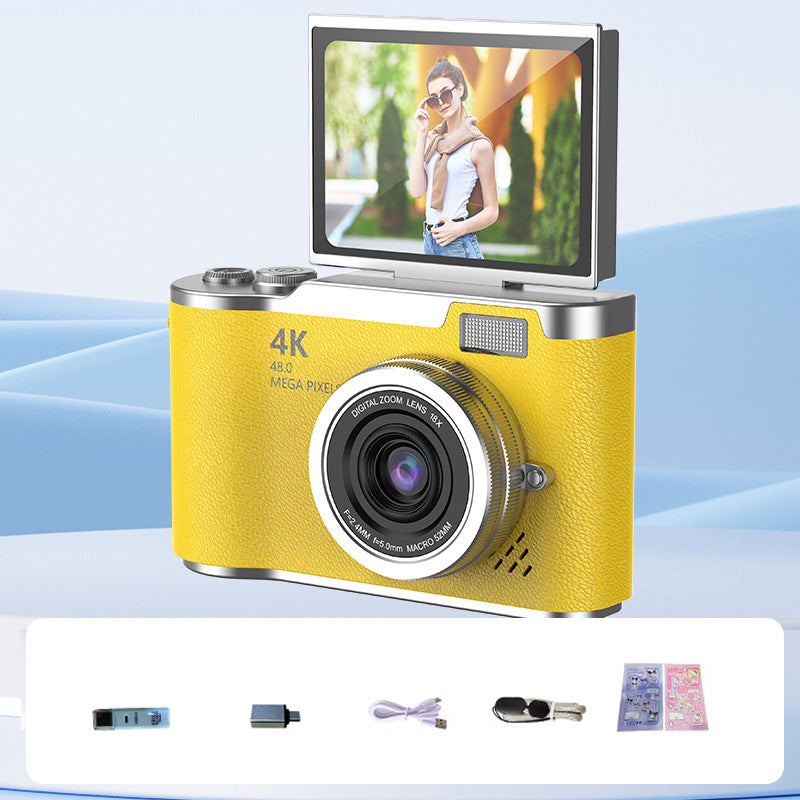 4K HD Flip-Screen Digital Camera For Capturing Sharp Photos And Smooth High-Definition Video | Lersk