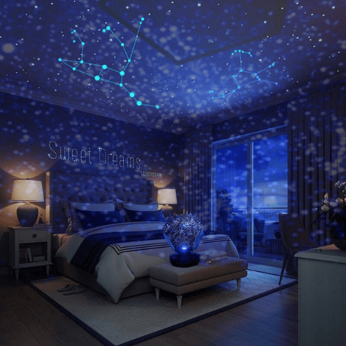 StellarLight Galaxy Projektor Til En Magisk Nattehimmel Hjemme | Lersk