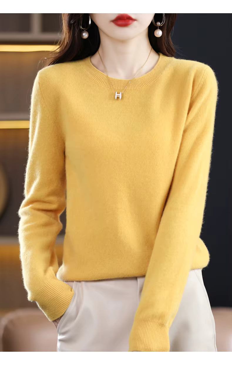 LyraSoar Woll-Cashmere Strickpullover für Herbst und Winter | Lersk