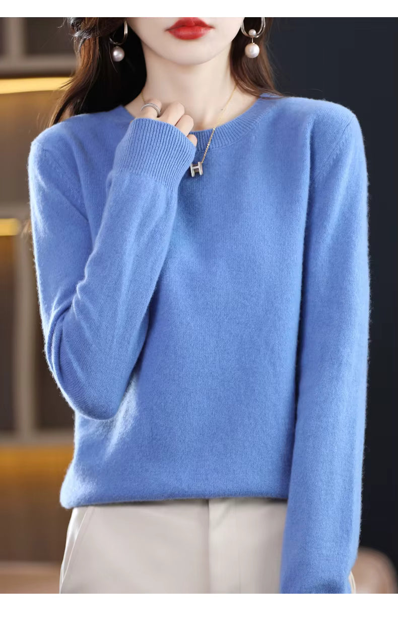 LyraSoar Woll-Cashmere Strickpullover für Herbst und Winter | Lersk