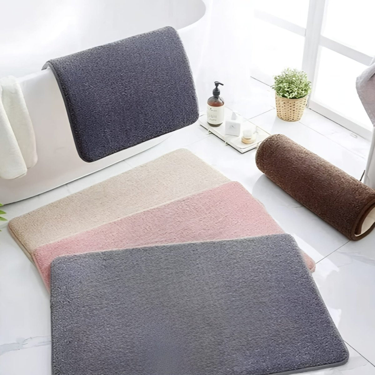 Nova Velvet koupelnová předložka savá, protiskluzová, rychleschnoucí | Lersk