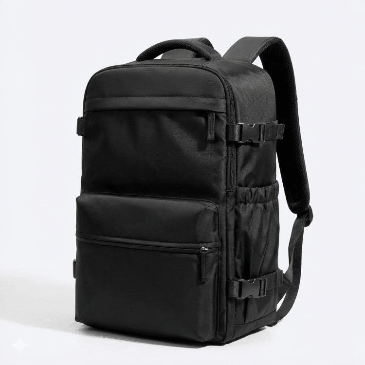 Sac à dos de voyage à compression sous vide – Bagage à main personnel avec pompe à air | Lersk