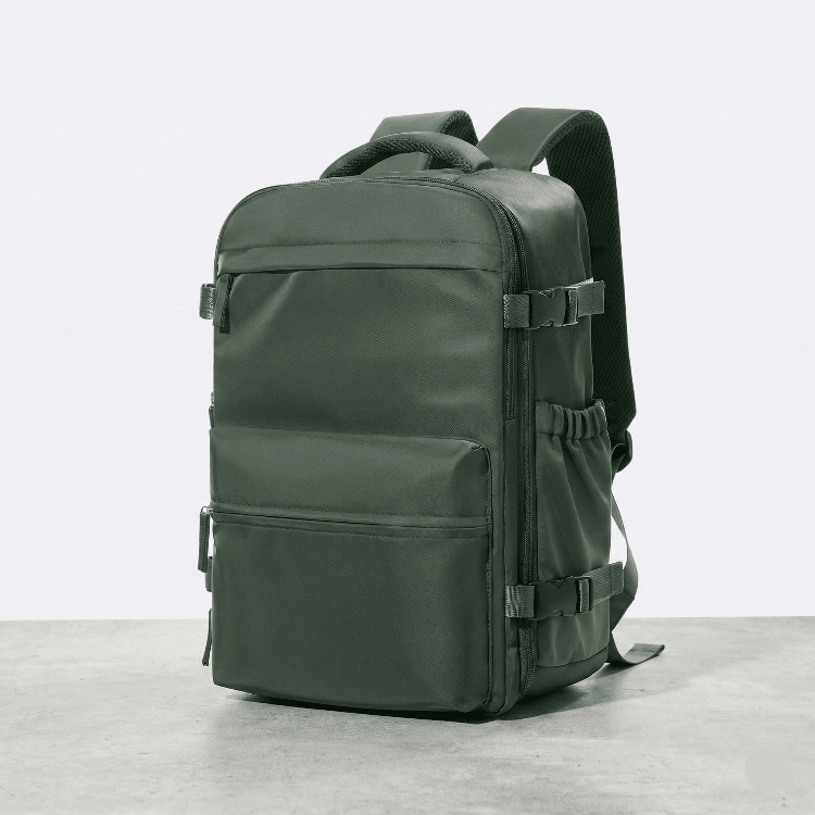 Sac à dos de voyage à compression sous vide – Bagage à main personnel avec pompe à air | Lersk