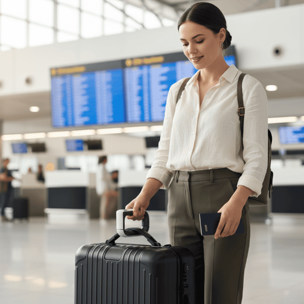 TRAVELMATE Tragbare Digitale Gepäckwaage für Einfaches Wiegen und Reisekomfort unterwegs | Lersk