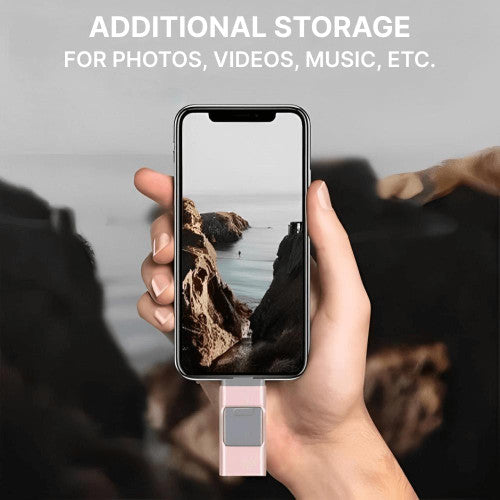 NexPort 128GB 4v1 USB disk pro iPhone a Android | Lersk