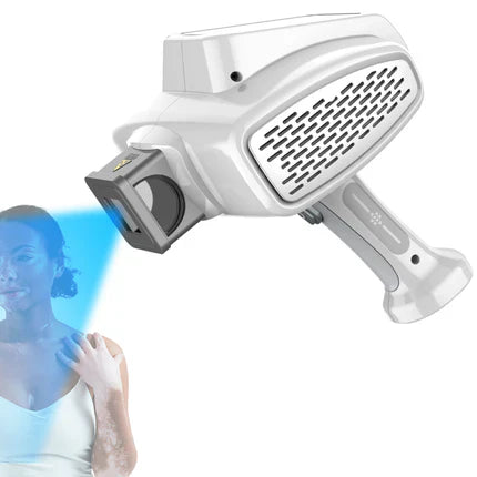 308nm UVB-Phototherapie-Lampe für Gesicht, Hals und Gliedmaßen mit 3 austauschbaren Lampenschirmen | Lersk