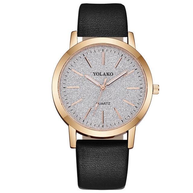IcoolGadgets Geneva Faux Leather Analog Quartz Wrist Watch For Women Elegant Gift | Lersk