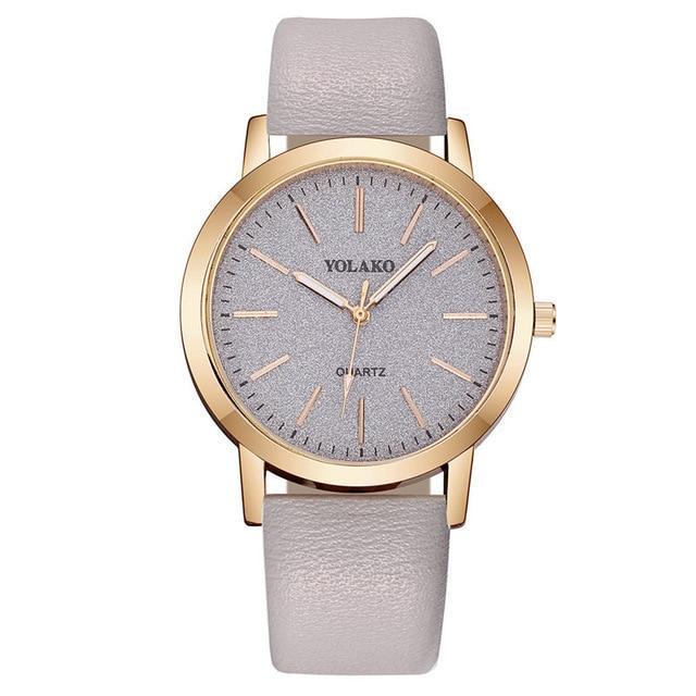 IcoolGadgets Geneva Faux Leather Analog Quartz Wrist Watch For Women Elegant Gift | Lersk