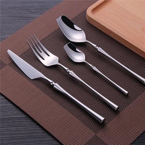 Nefertari Elegant Stainless Steel Flatware 4-Piece Set | Lersk