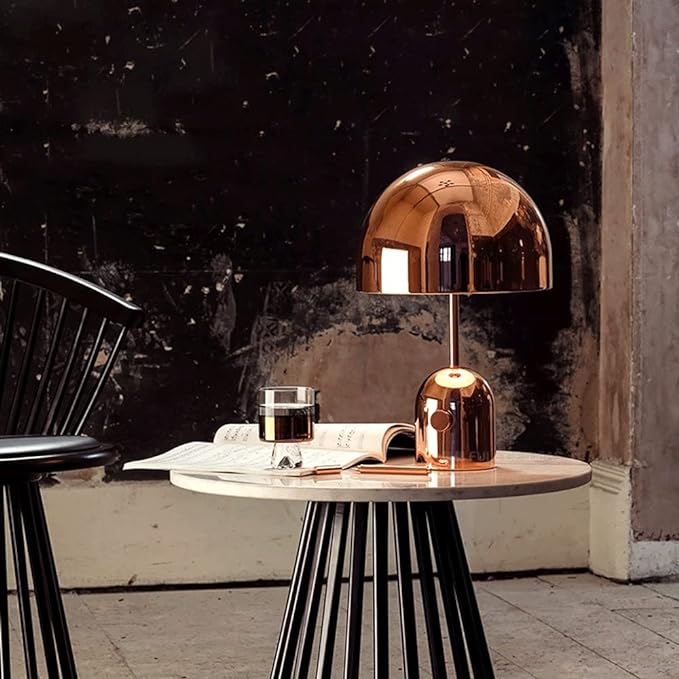 AstraLume Copper Finish Table Lamp for Warm Ambience | Lersk