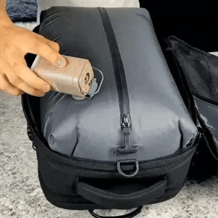 QuantaPack Reiserucksack mit Vakuumkompression | Lersk