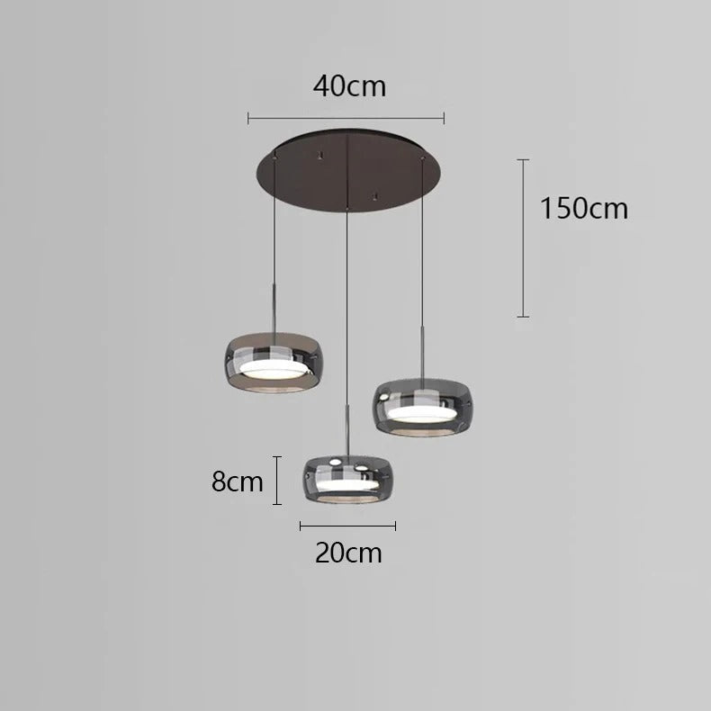 Vellin | Clear Glass Pendant Light | Lersk