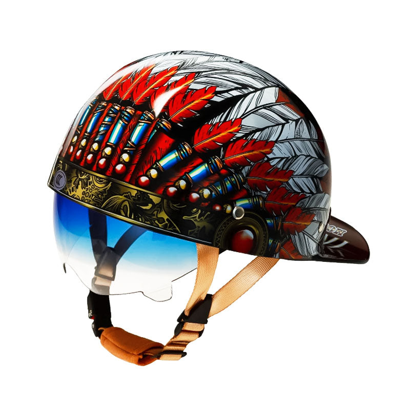 Přilba OrionRide ve stylu baseballu s certifikací DOT, ABS pro motocykly | Lersk